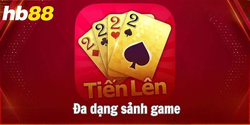 Kho game bài đa dạng với nhiều phiên bản phong phú