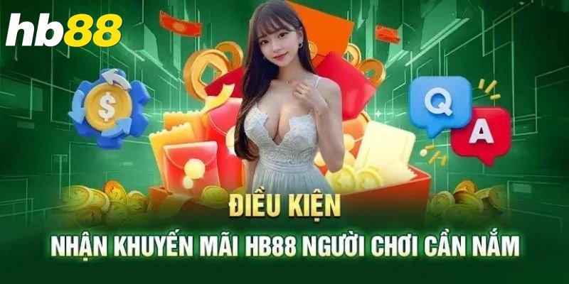 Khuyến mãi HB88: Tặng 100% giá trị nạp lần đầu