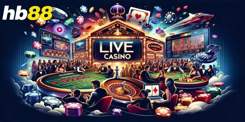 Trò chơi hấp dẫn tại live casino HB88 không thể bỏ qua